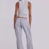 13 Pantalones de chándal Monster Joggers de corte acampanado en gris jaspeado