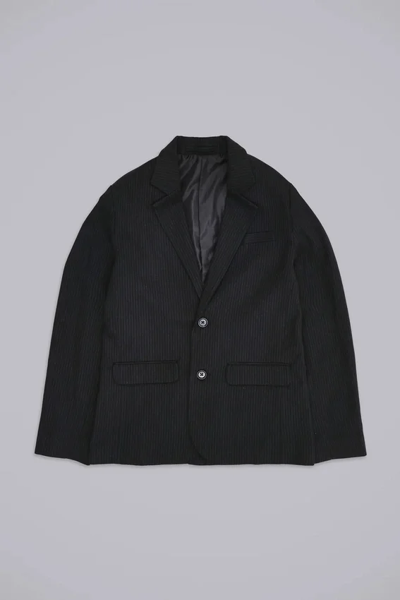 Blazer Libertine de corte entallado con rayas finas