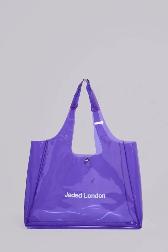 Bolsa de piscina morada neón