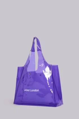 Bolsa de piscina morada neón