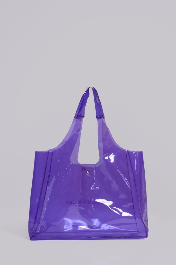 Bolsa de piscina morada neón