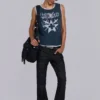 Bolso tipo cartera de denim recubierto «Drummer»