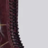 Botas de boxeo Brooke en color burdeos