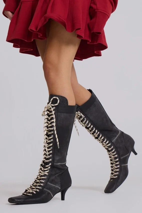 Botas de boxeo «Brooke» negras