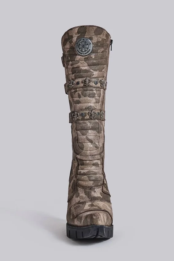 Botas de camuflaje de combate