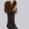 Botas de tacón con piel sintética «Fauna»
