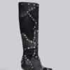 Botas hasta la rodilla con tachuelas «Shadow»