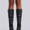 Botas hasta la rodilla con tachuelas «Shadow»