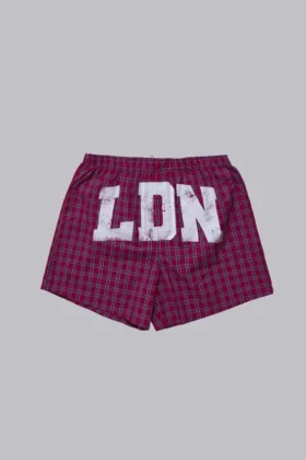 Boxer LDN a cuadros rojos