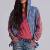 Camisa a cuadros con capucha y botones