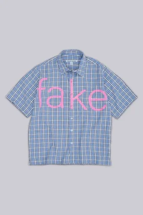 Camisa de imitación de cuadros