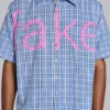 Camisa de imitación de cuadros
