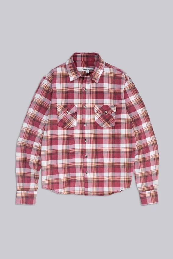 Camisa entallada a cuadros «Vacation»