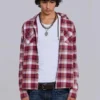 Camisa entallada a cuadros «Vacation»