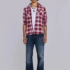 Camisa entallada a cuadros «Vacation»