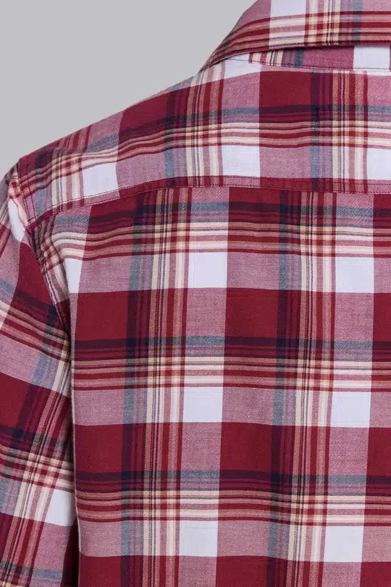 Camisa entallada a cuadros «Vacation»