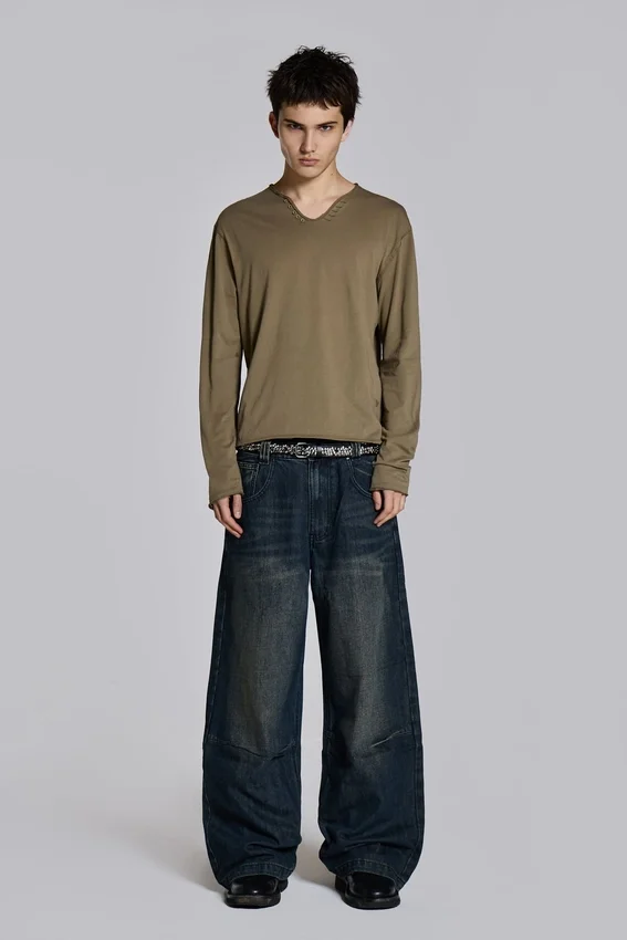 Camisa Henley de Republique