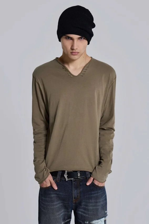 Camisa Henley de Republique