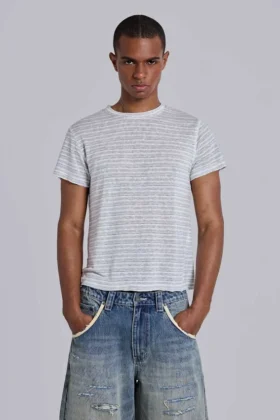 Camiseta a rayas «Mist»