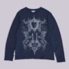 Camiseta azul marino «Kasper Digi Waffle»