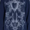 Camiseta azul marino «Kasper Digi Waffle»