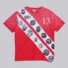 Camiseta con cuello en V «Crest»