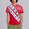 Camiseta con cuello en V «Crest»