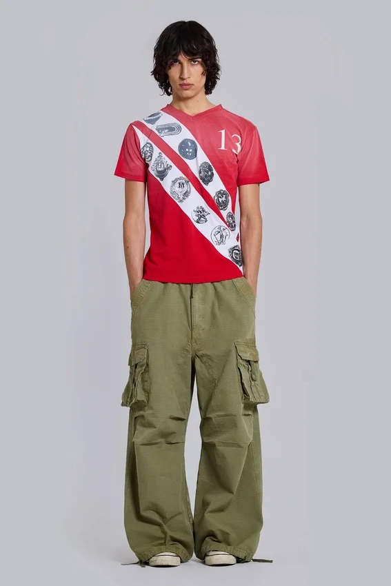 Pantalones cargo «Parachute Cargo» en color oliva, talla XL