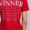 Camiseta con cuello en V «Crest»