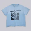 Camiseta corta con costuras «Make Noise»