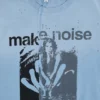Camiseta corta con costuras «Make Noise»