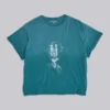 Camiseta corta con emblema