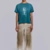 Camiseta corta con emblema