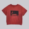 Camiseta corta en rojo «Quasi»