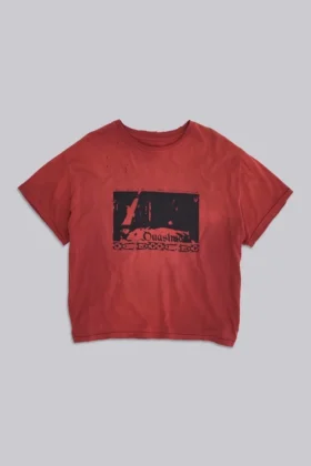 Camiseta corta en rojo «Quasi»