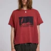 Camiseta corta en rojo «Quasi»