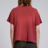 Camiseta corta en rojo «Quasi»