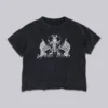 Camiseta corta «National» desgastada de Rock Revival