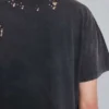 Camiseta corta «National» desgastada de Rock Revival