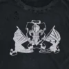 Camiseta corta «National» desgastada de Rock Revival