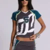 Camiseta de fútbol para bebé n.º 5 con cordones
