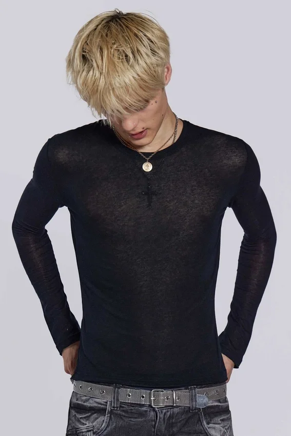 Camiseta de manga larga «Black Mist»
