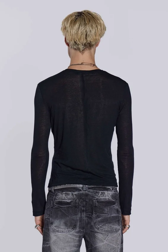 Camiseta de manga larga «Black Mist»