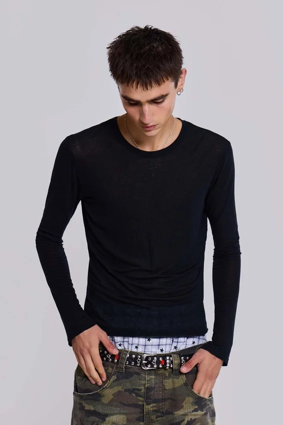 Camiseta de manga larga «Black Mist»