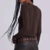 Camiseta de manga larga «Brown Mist»