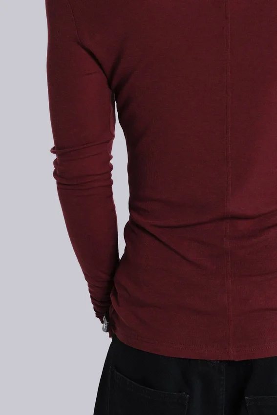Camiseta de manga larga «Burgundy Haze»