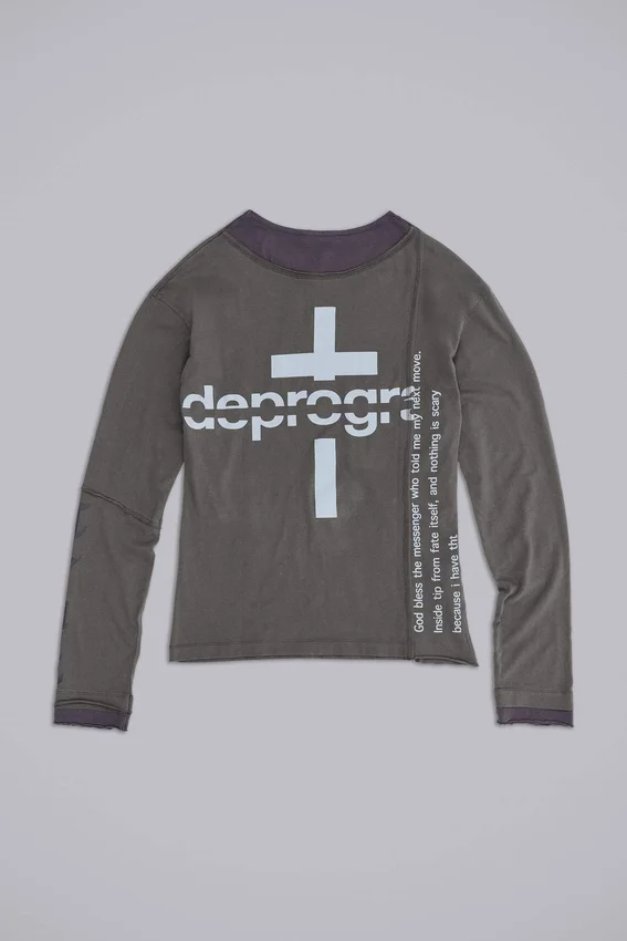 Camiseta de manga larga de doble capa de Noise