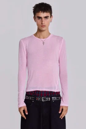 Camiseta de manga larga «Pink Mist»