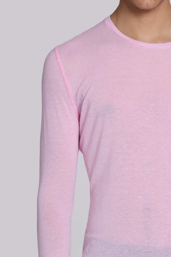 Camiseta de manga larga «Pink Mist»