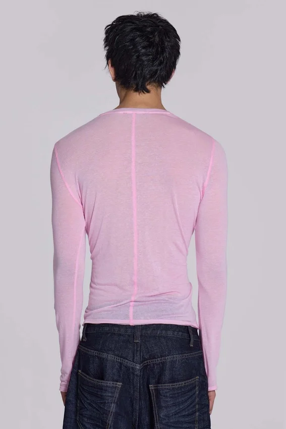Camiseta de manga larga «Pink Mist»